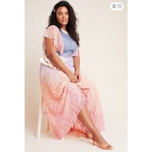 Anthropologie X  Geisha Designs Savita Maxi Dress NWOT 18W - MSRP $258